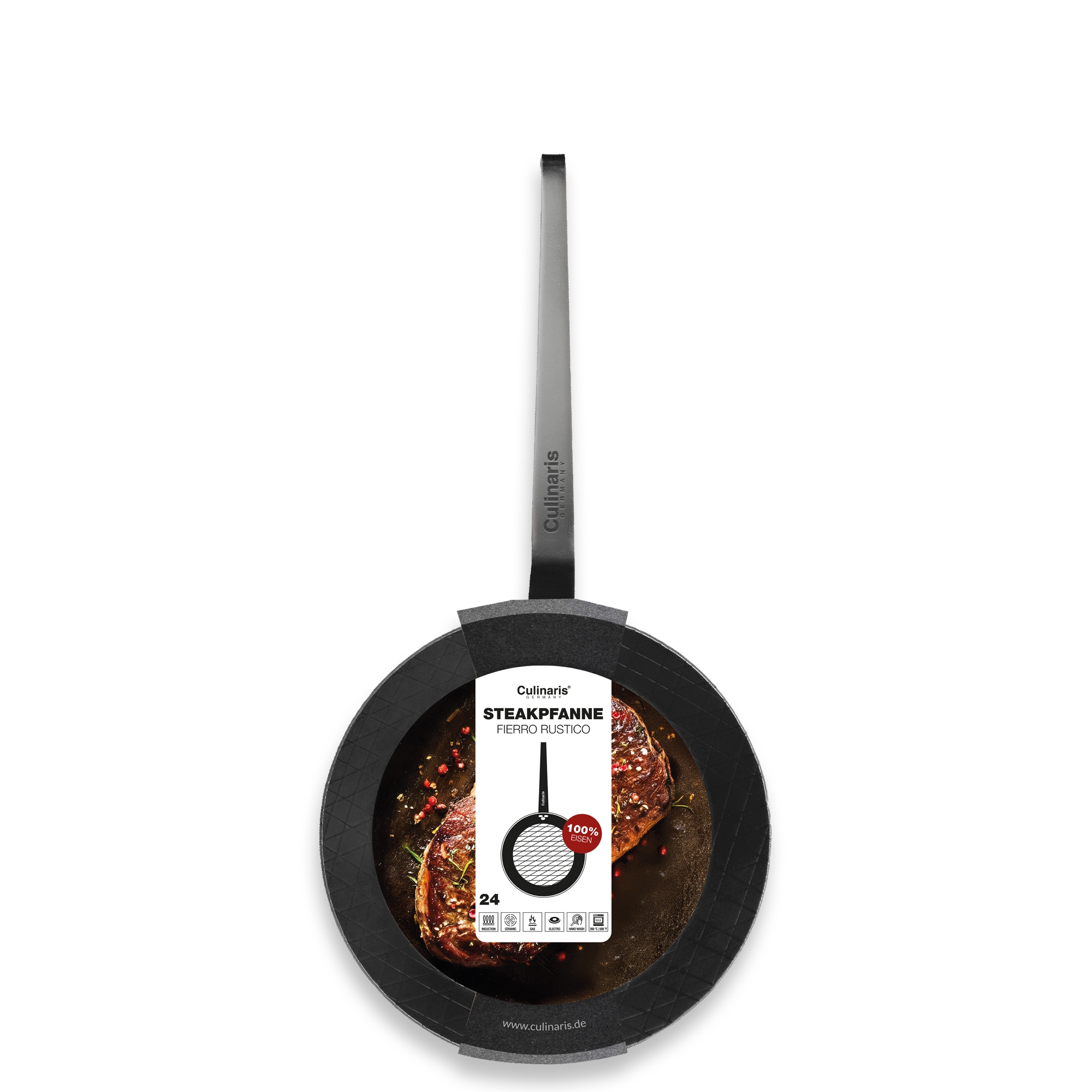 Steakpfanne - Fierro Rustico - 24 cm | Culinaris