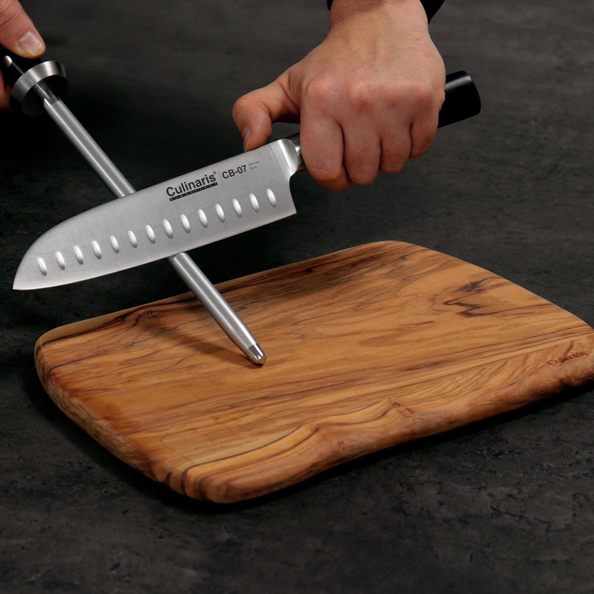 Schleifstab - Black Serie - 23 cm - CB-12 | Culinaris