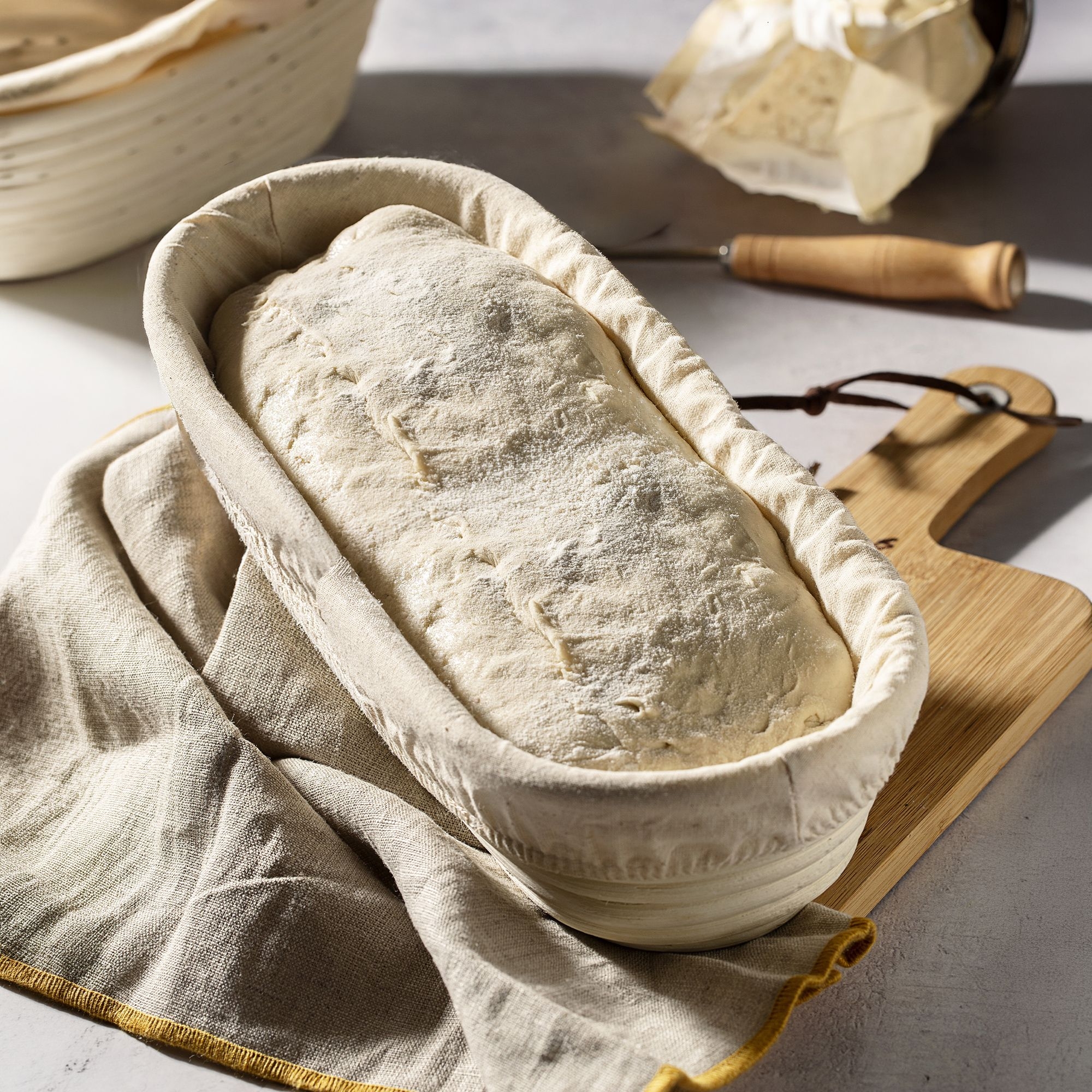 Gärkörbchen länglich mit Bezug - PADEIRO - 43 cm | Culinaris