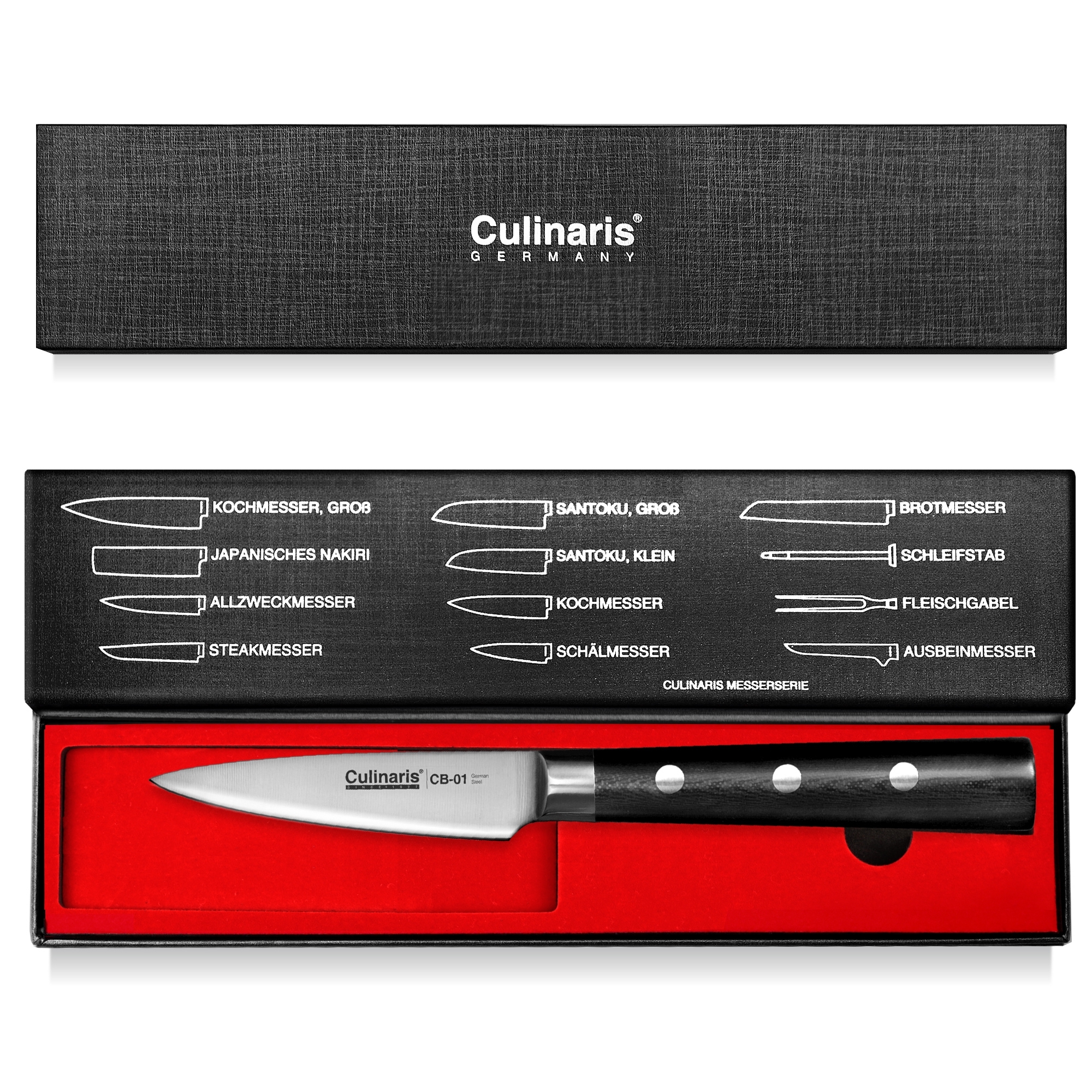 Schälmesser - Black Serie - 10 cm - CB-01 | Culinaris