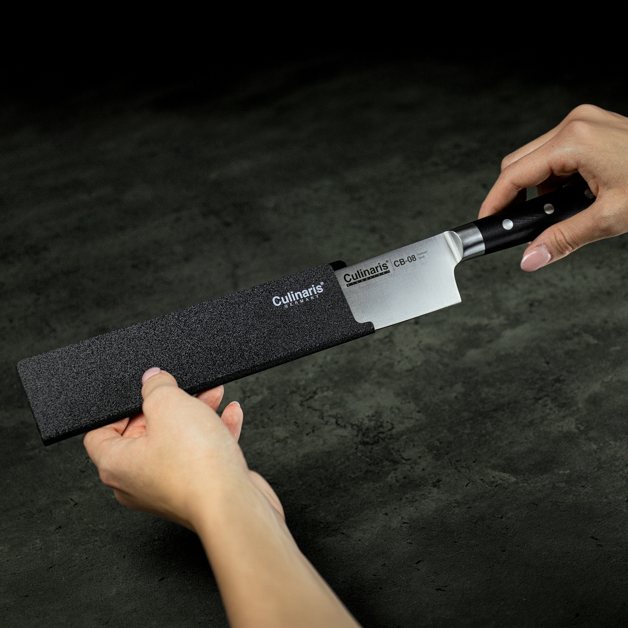Klingenschutz - Black Serie - 21 x 5 cm - CB-28 | Culinaris