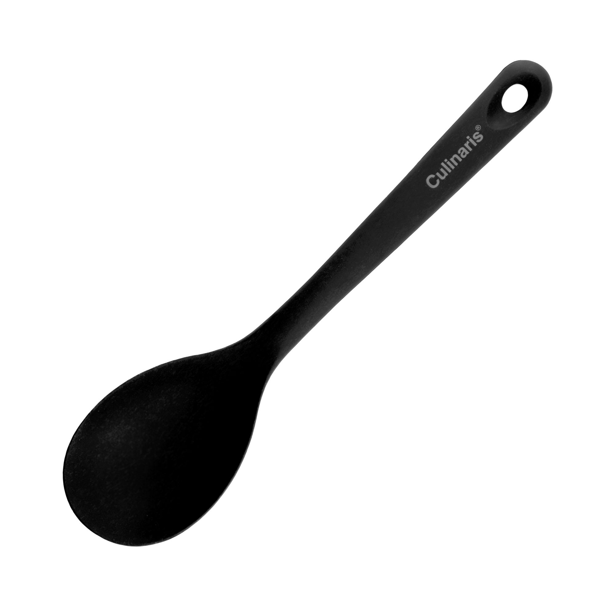 Reislöffel / Salatlöffel - Silikon - schwarz | Culinaris
