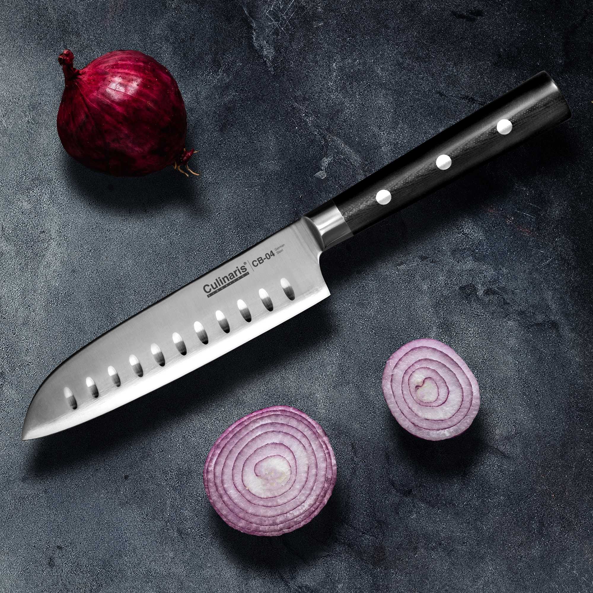 Santoku klein - Black Serie - 13 cm - CB-04 | Culinaris