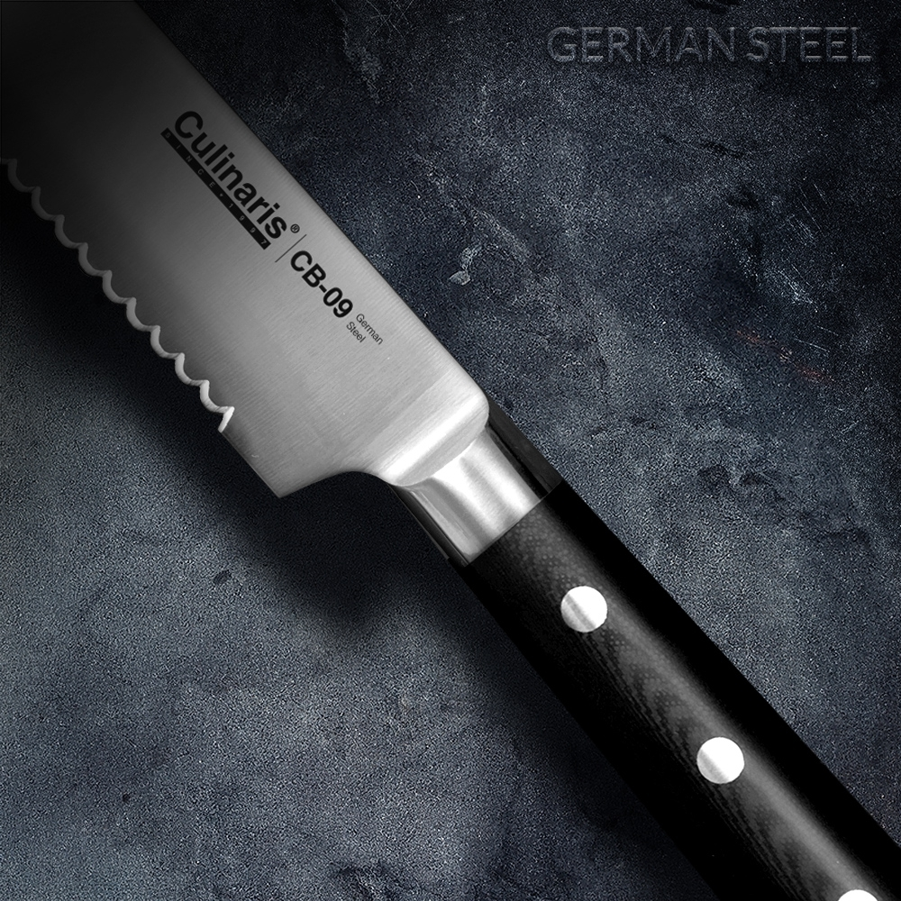 Brotmesser - Black Serie - 25 cm - CB-09 | Culinaris