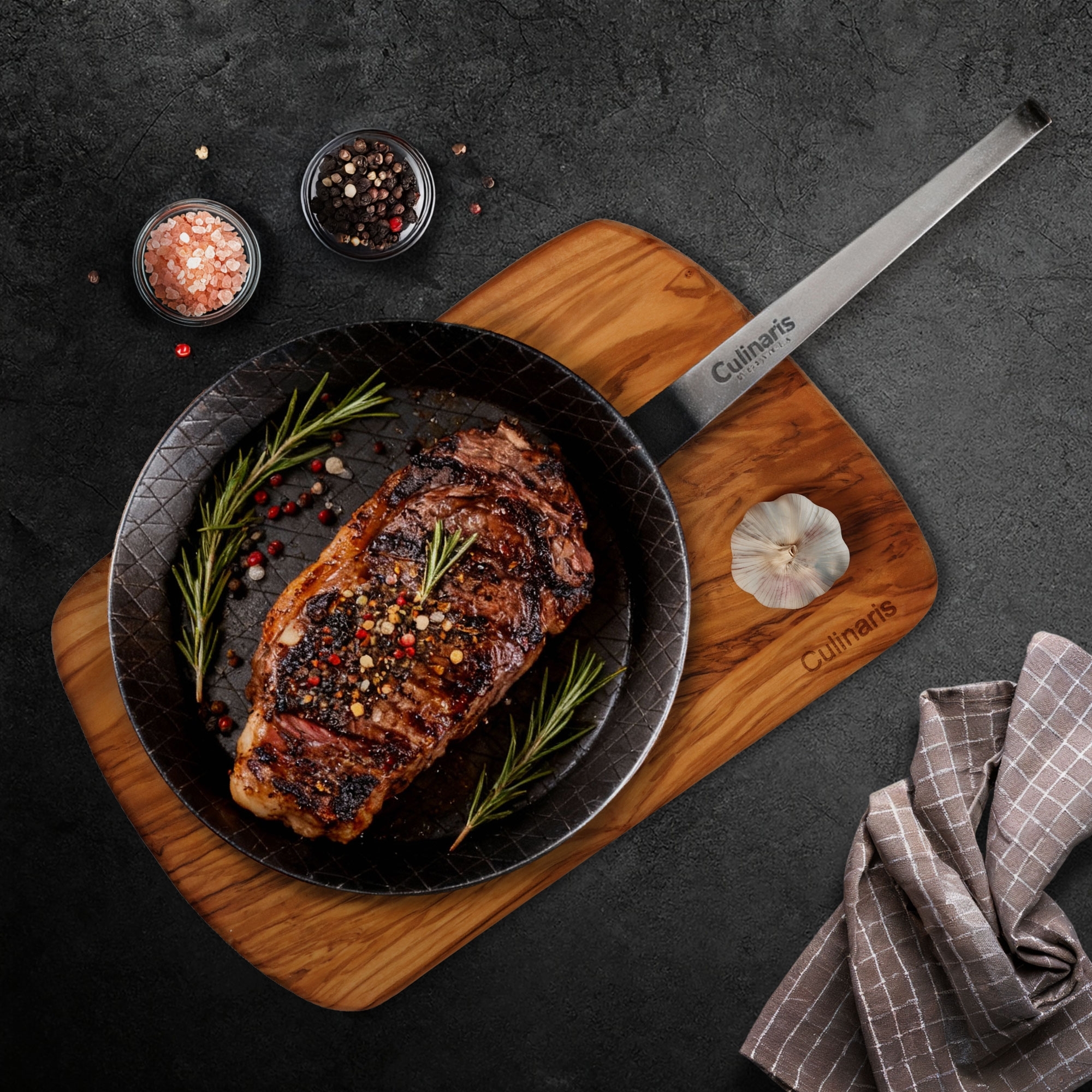 Steakpfanne - Fierro Rustico - 28 cm | Culinaris