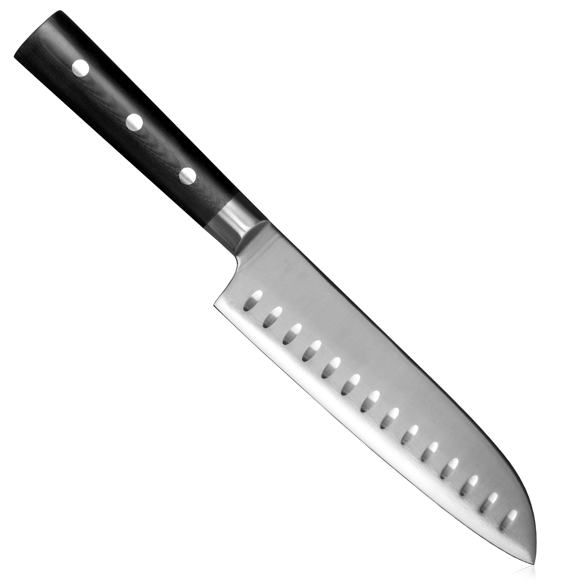 Santoku groß - Black Serie - 18 cm - CB-07 | Culinaris