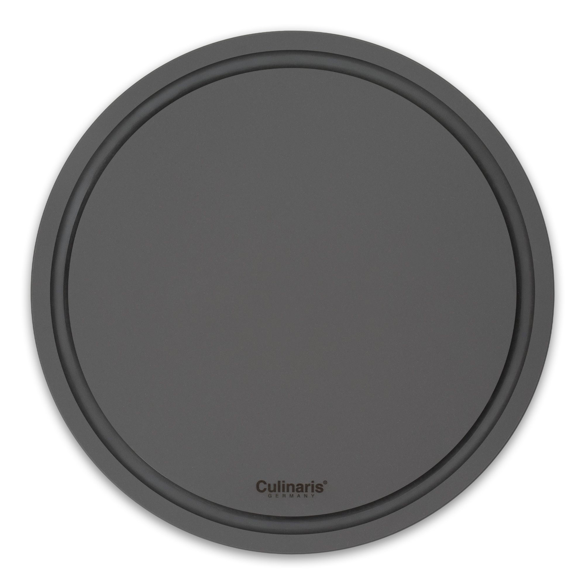 Schneidebrett NERO GRIGIO - rund - Ø 30 x 0,9 cm | Culinaris