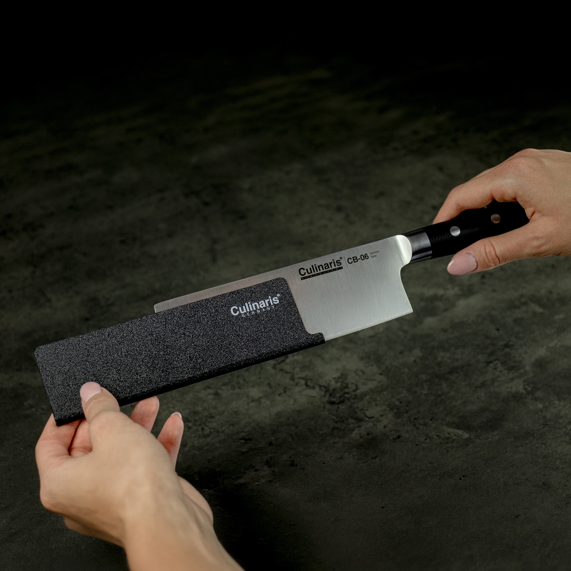 Klingenschutz - Black Serie - 18 x 5 cm - CB-27 | Culinaris