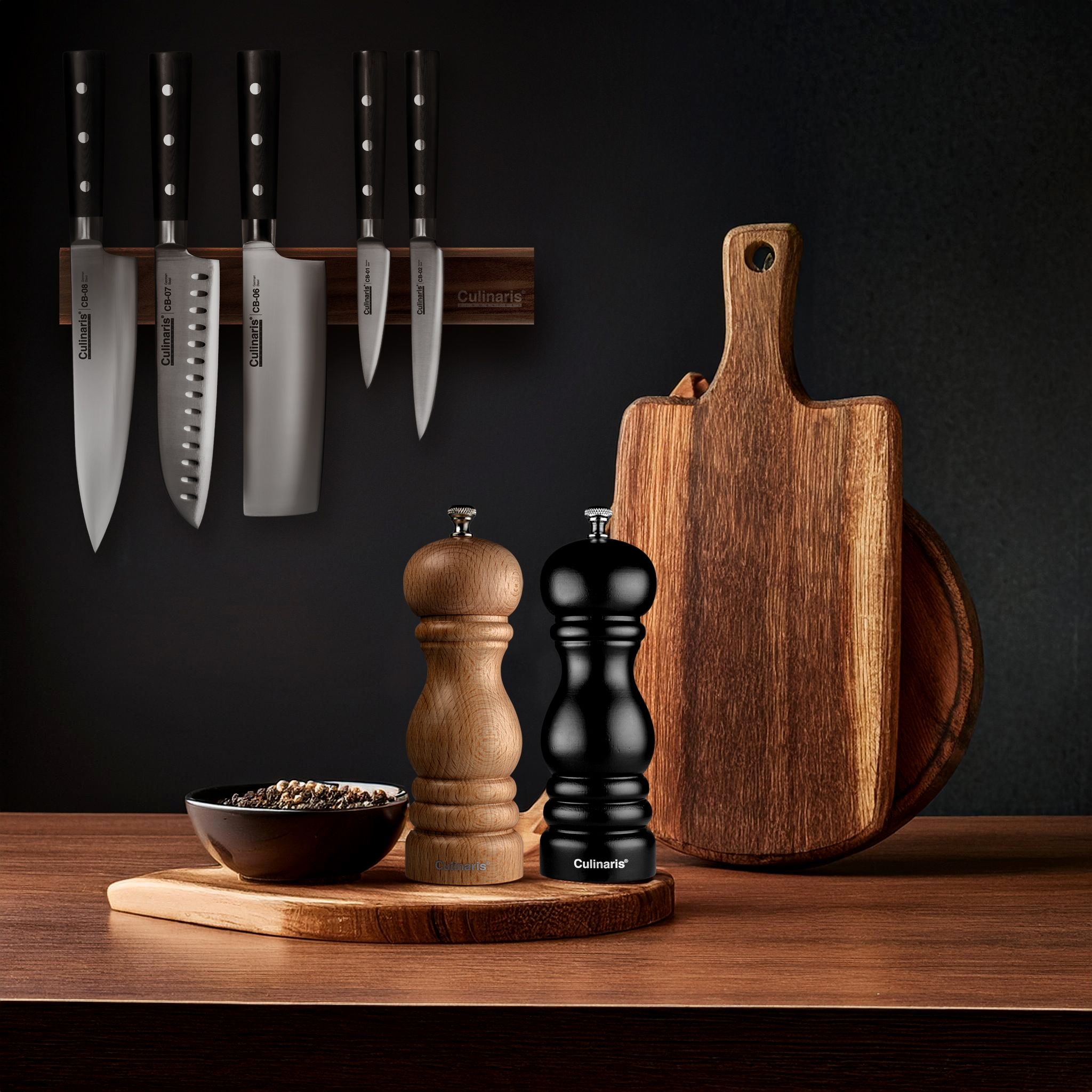 Salzmühle - Molina - 18 cm - Buchenholz | Culinaris