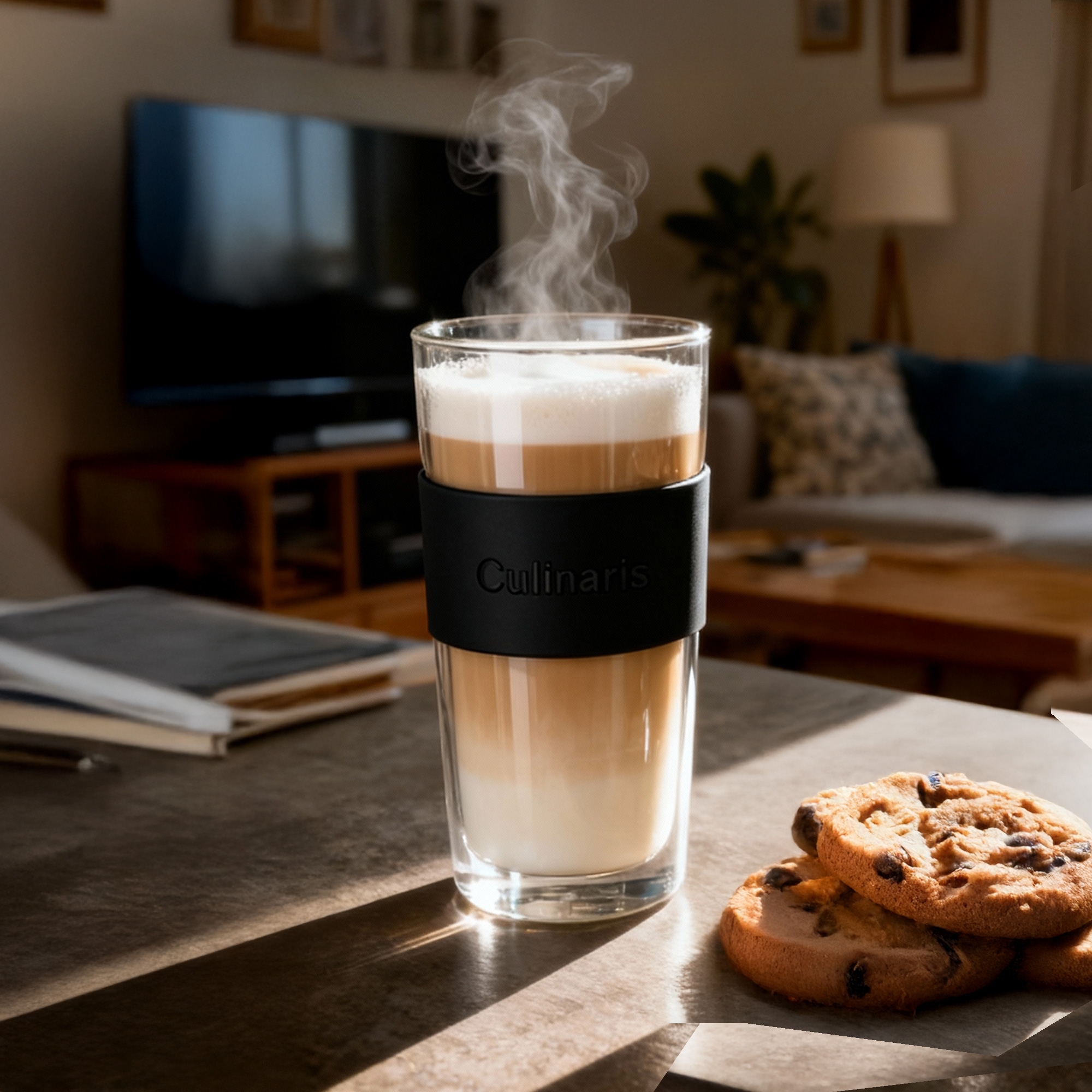 Glasmug - Portare - 420 ml - schwarz | Culinaris