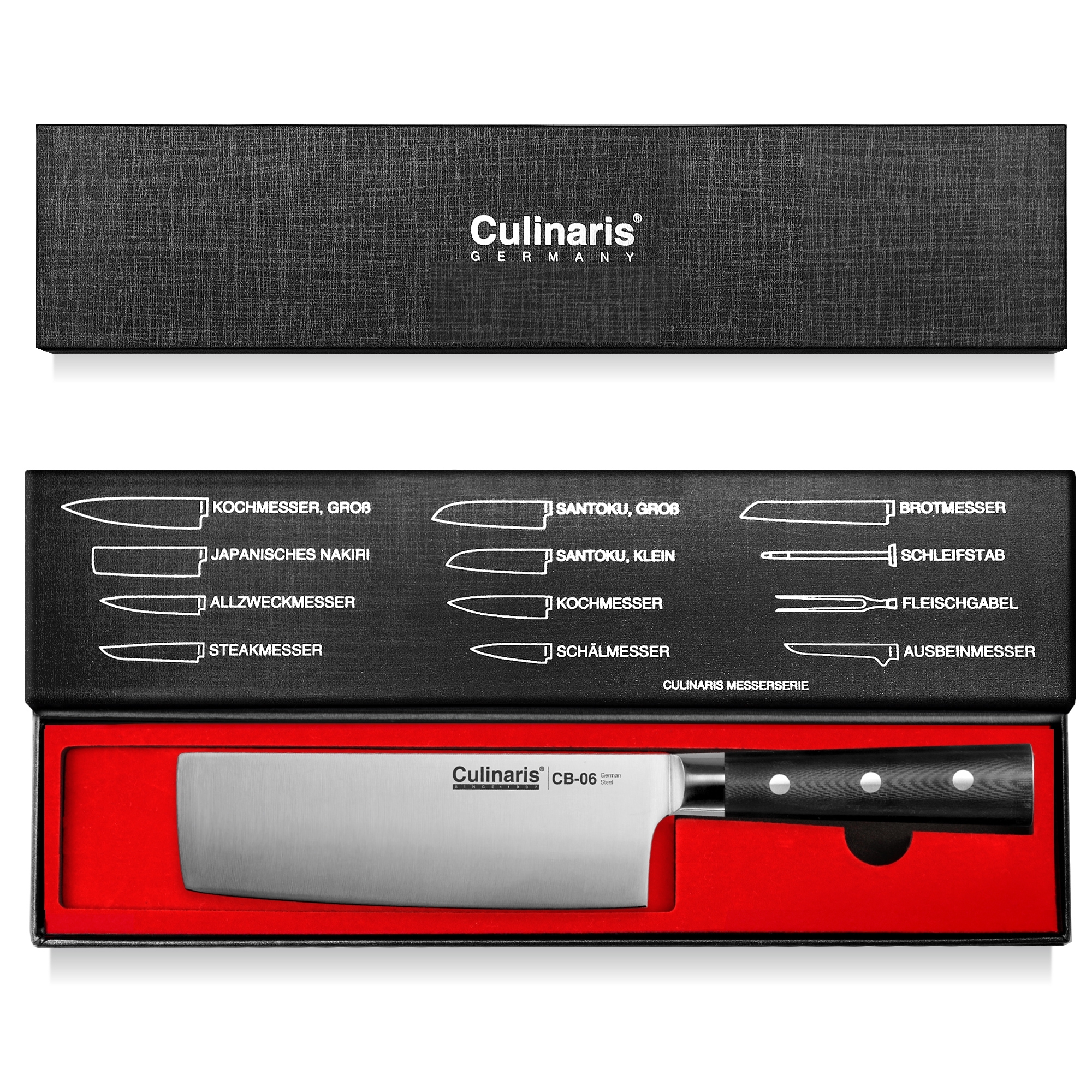 Nakiri - Black Serie - 17 cm - CB-06 | Culinaris