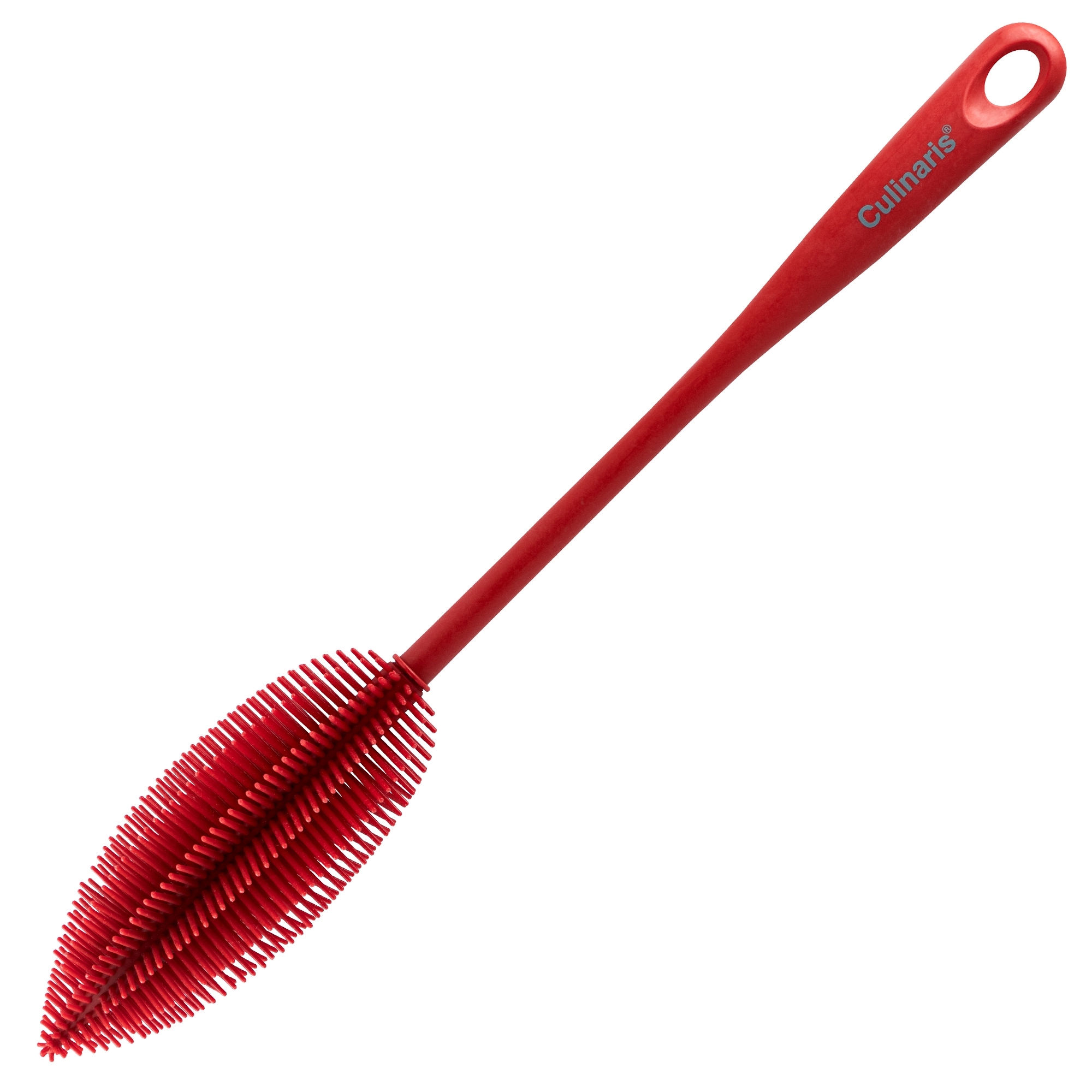 Flaschenbürste - Silikon - rot | Culinaris