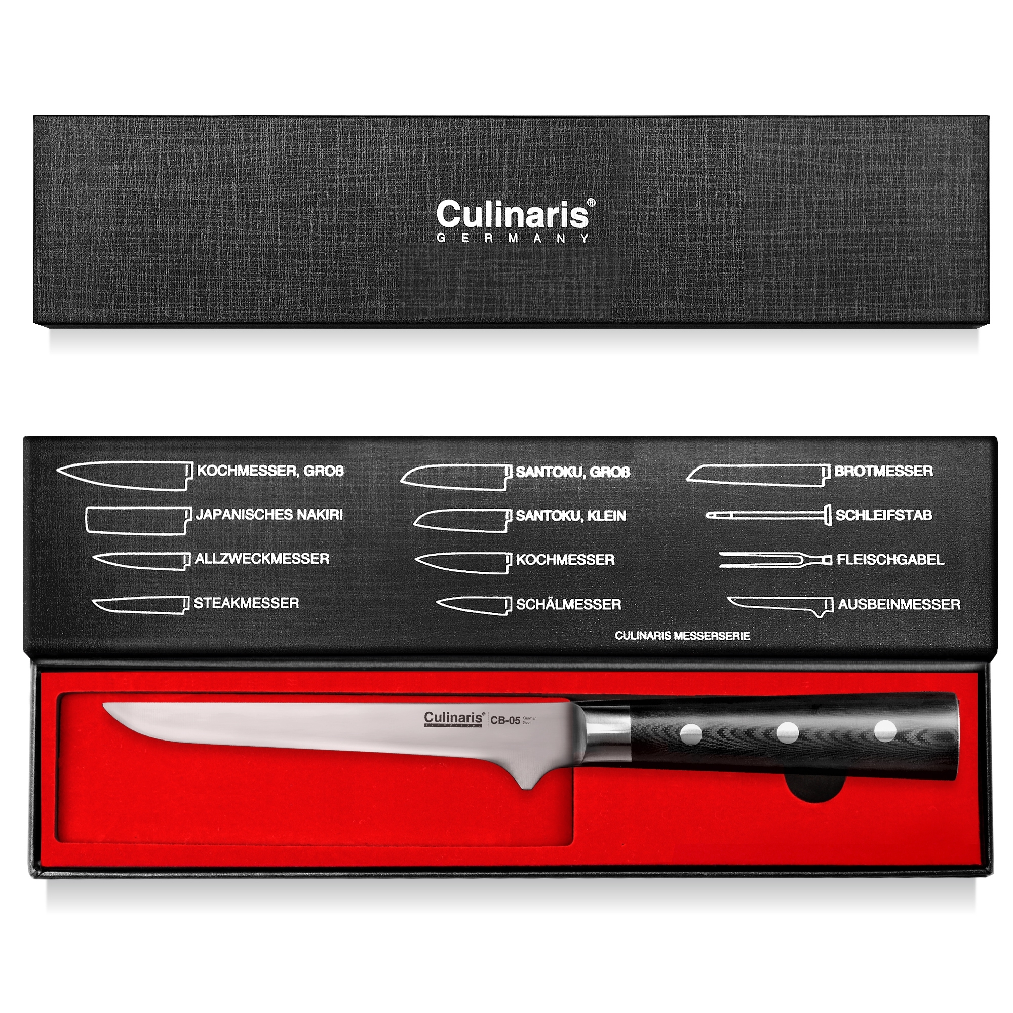 Ausbeinmesser - Black Serie - 16 cm - CB-05 | Culinaris