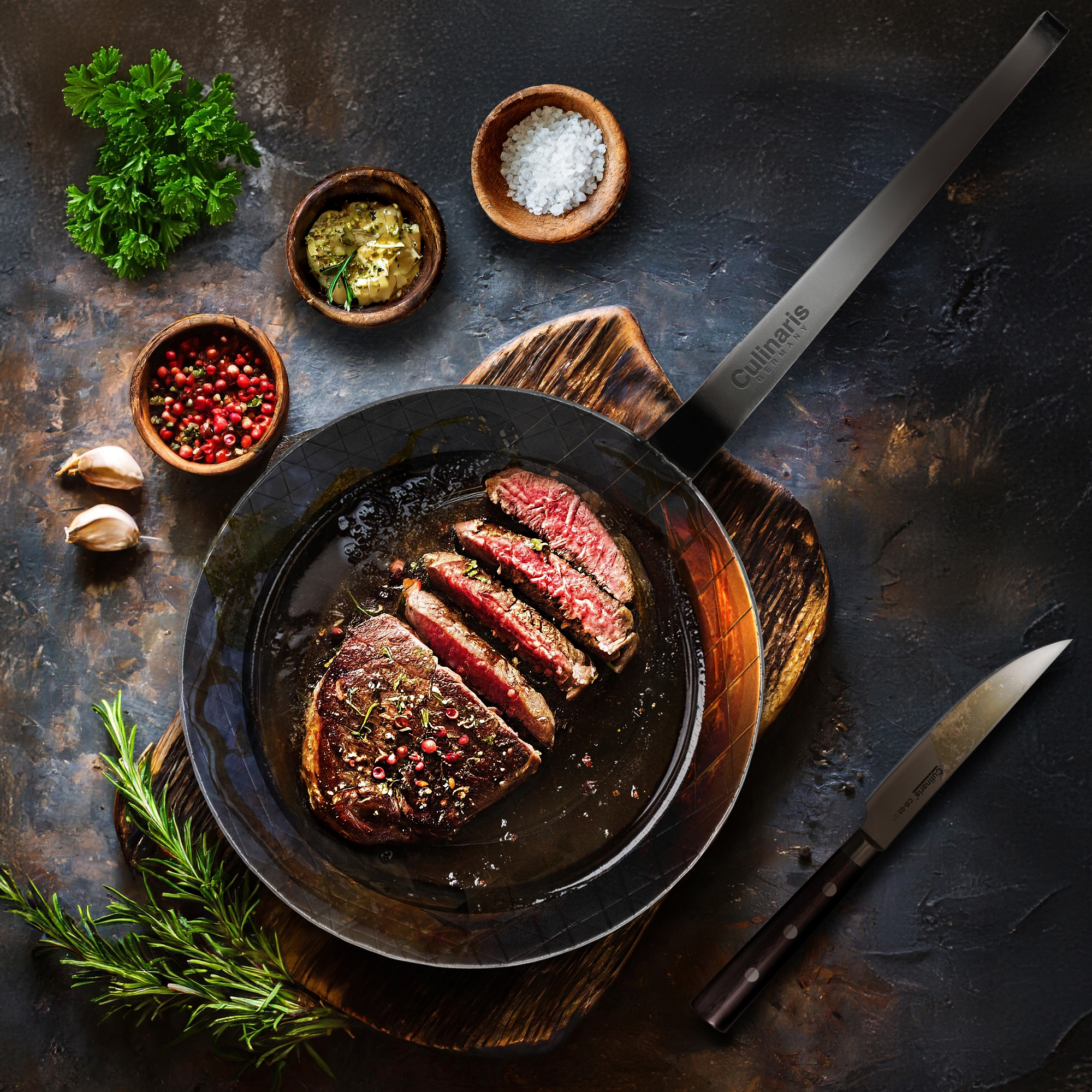 Steakpfanne - Fierro Rustico - 24 cm | Culinaris