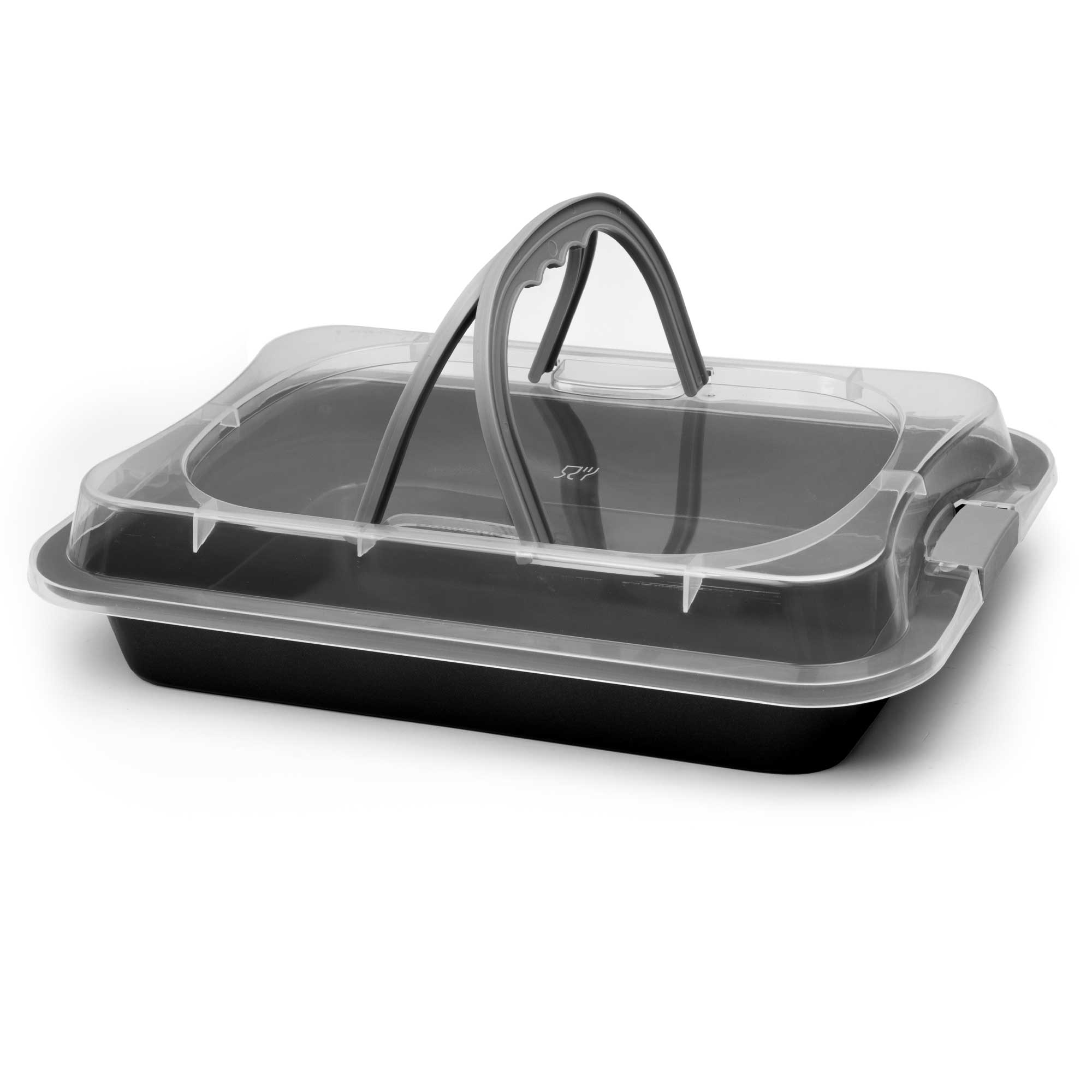 Kuchenblech mit Transportdeckel - PADEIRO - 37 cm | Culinaris