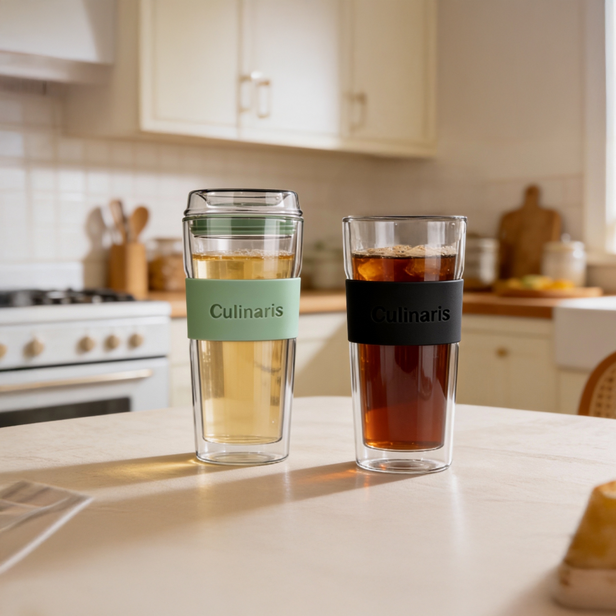 Glasmug - Portare - 420 ml - schwarz | Culinaris
