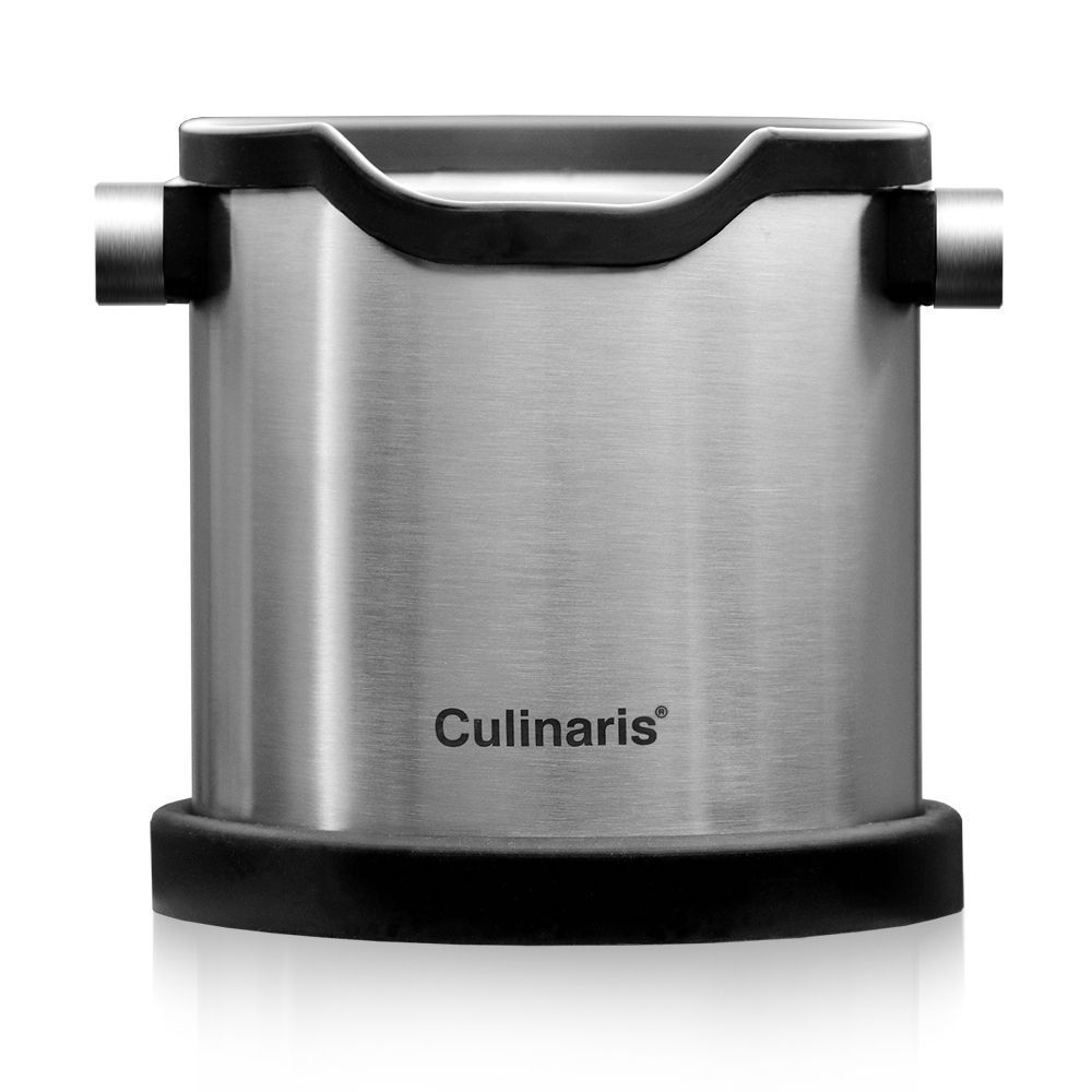 Espresso Ausschlagdose - Edelstahl matt | Culinaris
