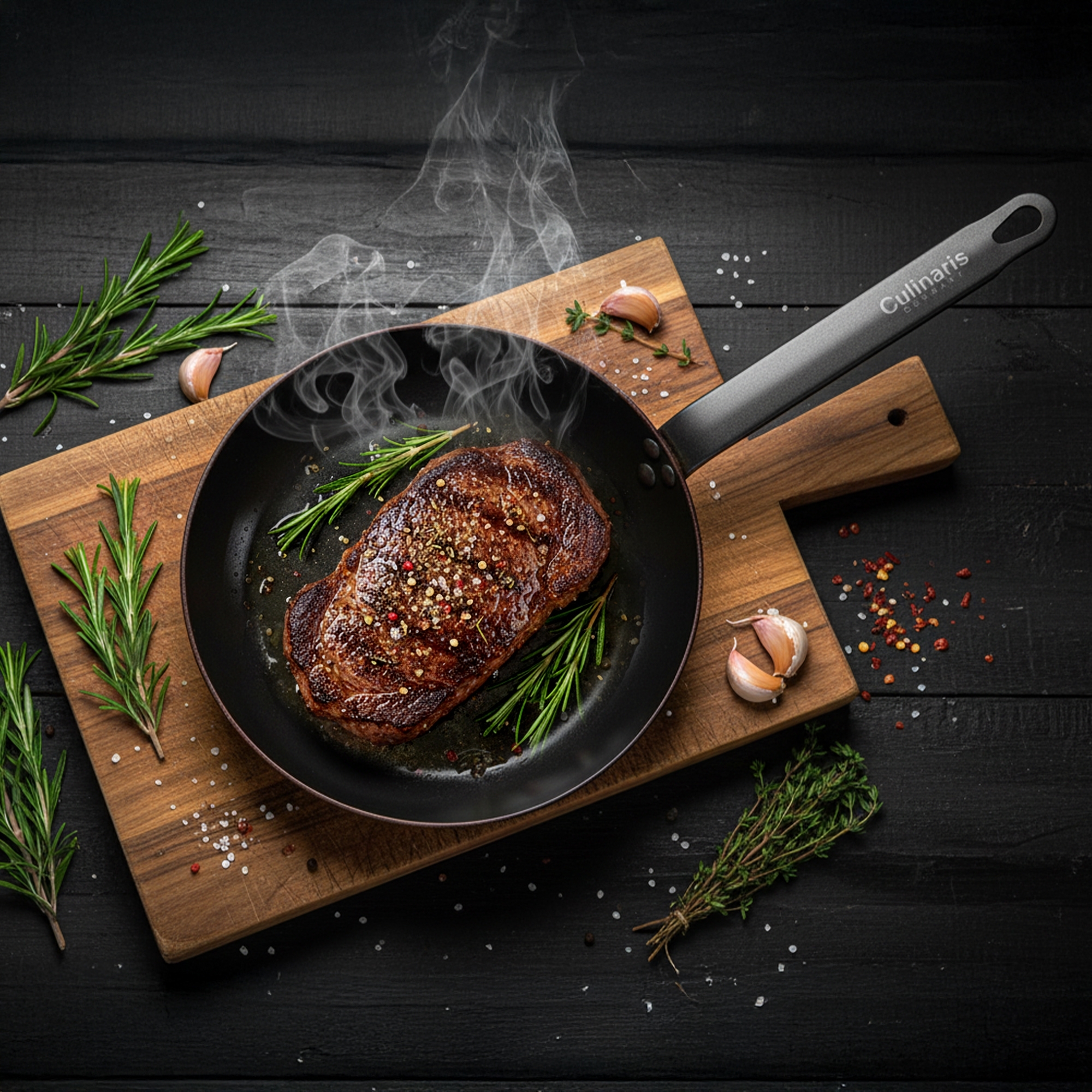Eisenpfanne - Fierro Classico - 24 cm - Eingebrannt | Culinaris
