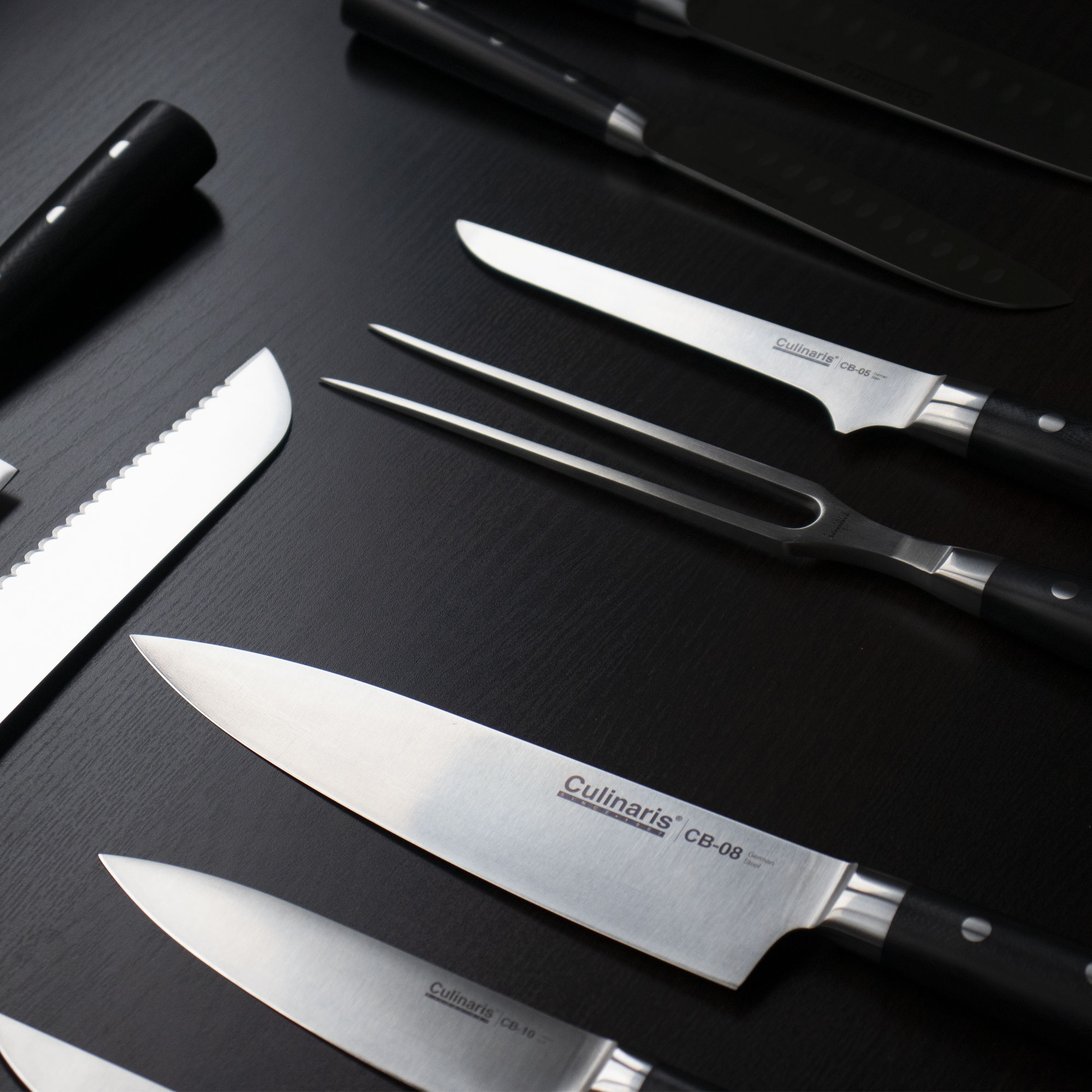 Kochmesser klein - Black Serie - 14 cm - CB-10 | Culinaris